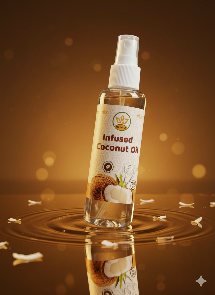 Infused Coconut oil.